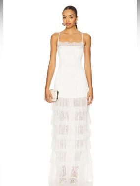 NWT! MAJORELLE Felicite Maxi Dress in White